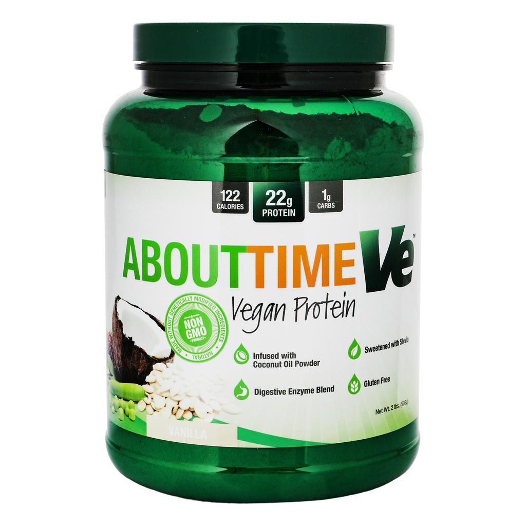 About Time Vé Proteína Vegana de Vainilla 908 g / 32 oz