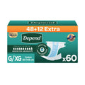 Depend Pañal para Adulto Talla L a XL 60 Unidades