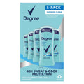 Degree Desodorante Shower Clean para Mujer 5 Unidades / 74 g / 2.6 oz