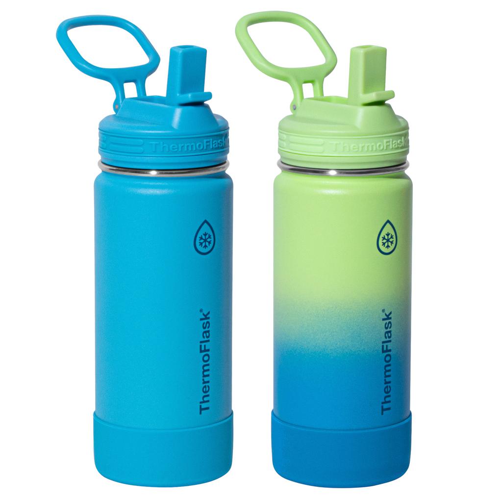 ThermoFlask Botella Térmica de Acero Inoxidable 2 Piezas / 473.18 mL / 16 oz
