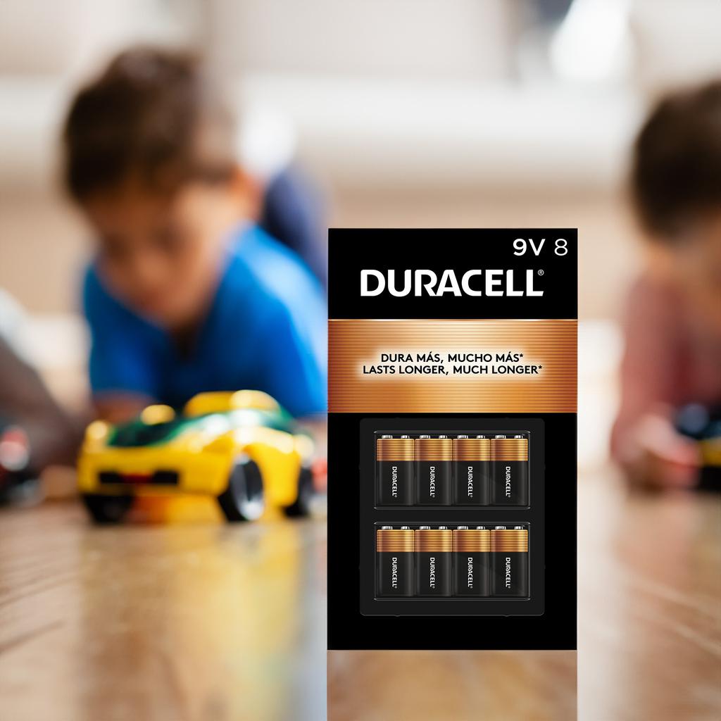 Duracell Baterías Alcalinas de 9 V 8 Unidades