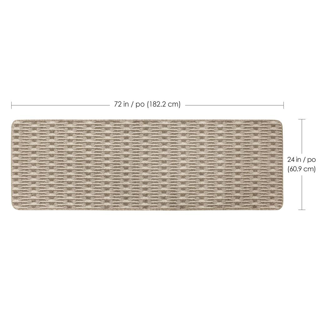 Multy Home Tapete para Corredor Lavable 60.96 cm x 182.88 cm / 24" x 72"
