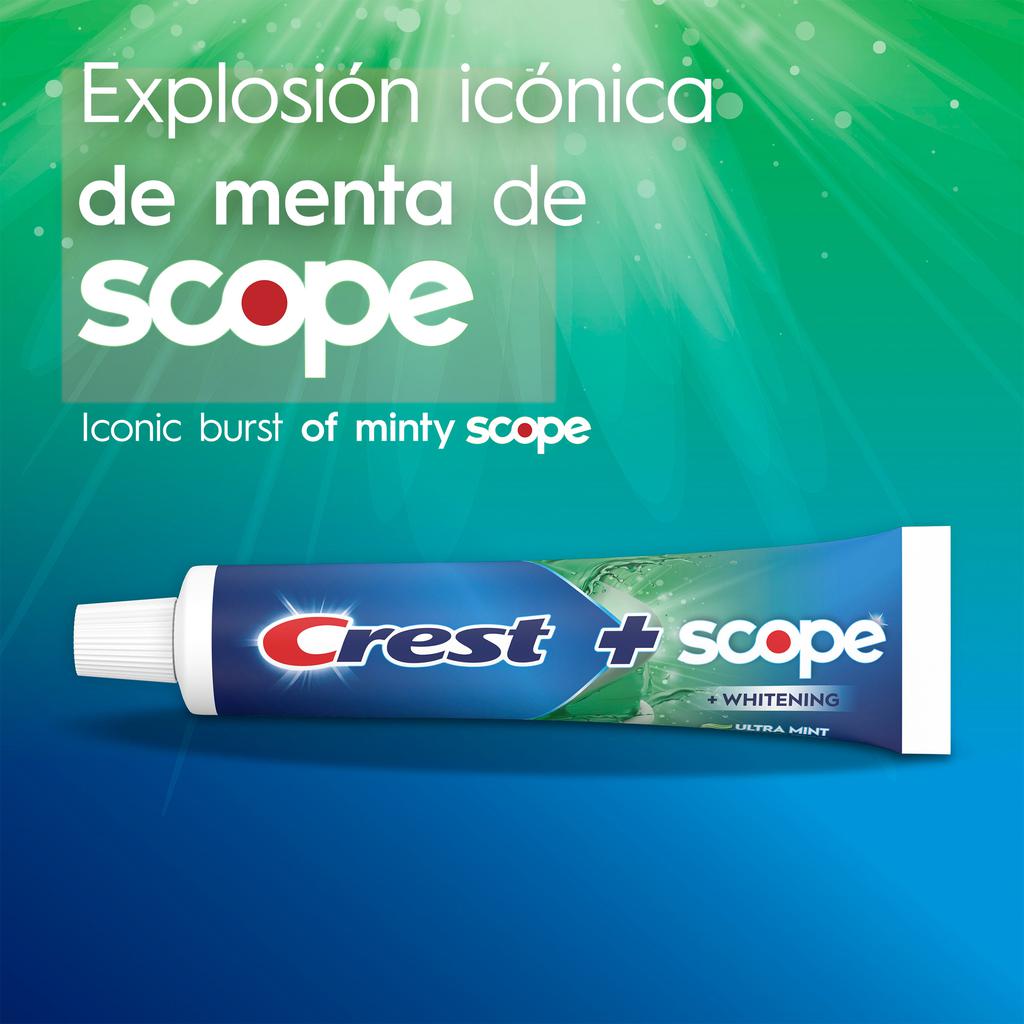 Crest Crema Dental Blanqueadora Scope Outlast 5 Unidades / 178 g / 6.3 oz