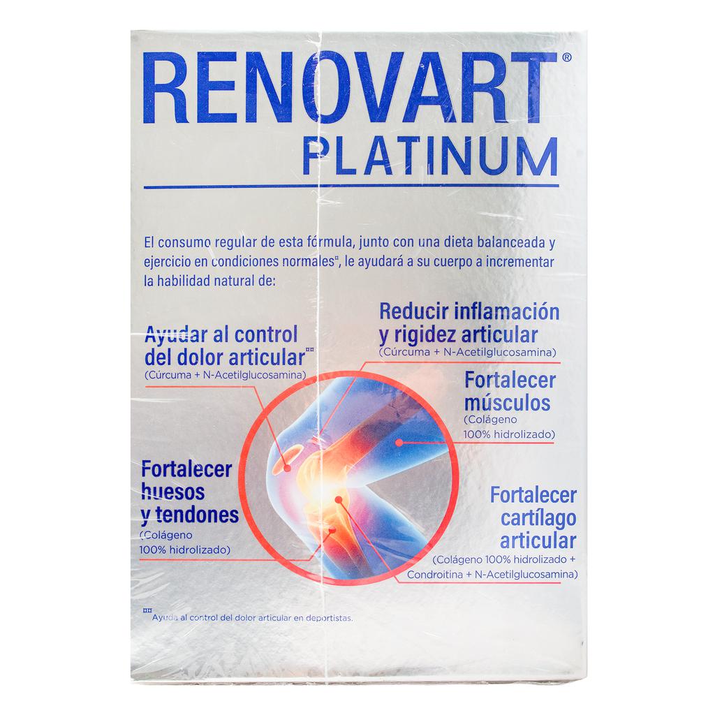 Renovart Platinum Suplemento Alimenticio Sabor a Naranja 3 Unidades / 15 Sobres