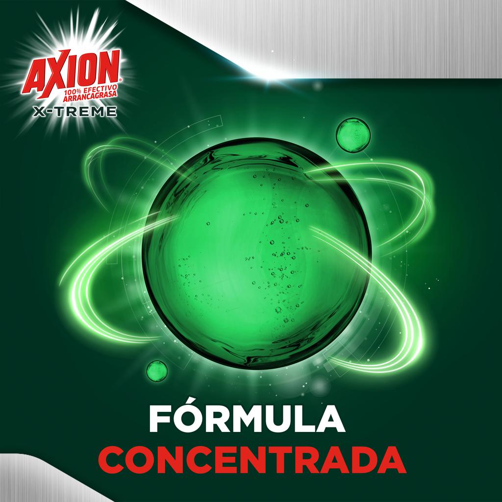 Axion X-Treme Arranca Grasa Jabon Lava Vajillas Liquido 2.8 L / 94.67 oz