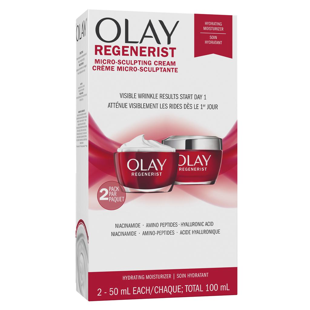 Olay Crema Facial Hidratante Regenerist 2 Unidades / 50 mL / 1.7 oz
