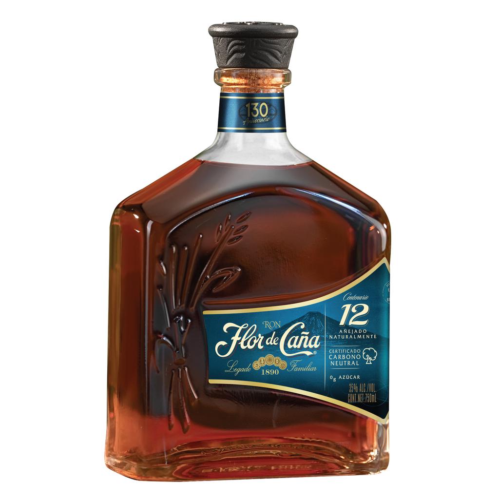 Flor de Caña Ron 12 Años Botella de 750 mL