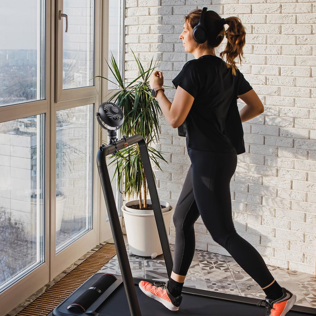 Woozoo Ventilador Personal Portátil Inalámbrico con Trípode Flexible