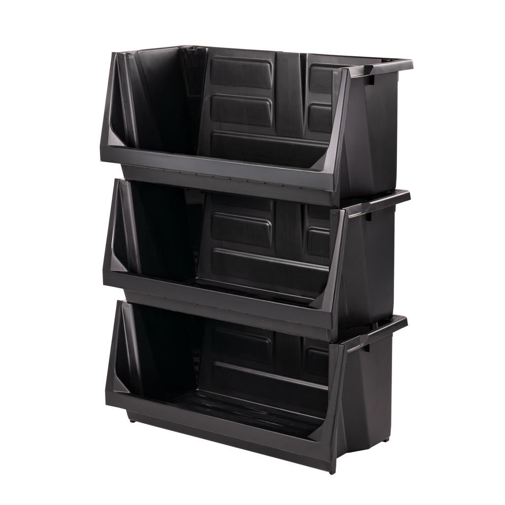 Iris Contenedor Apilable para Uso Pesado 78.44 cm x 40.34 cm x 36.83 cm / 30.88" x 15.88" x 14.5"