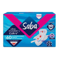 Saba Toallas Higiénicas Ultra Invisibles con Alas 60 Unidades