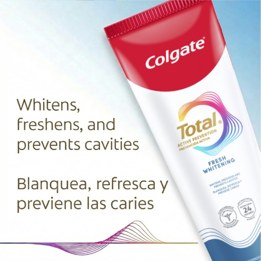 Colgate Pasta Dental Colgate Total Prevención Activa Fresh Mint 4 Unidades / 170 mL