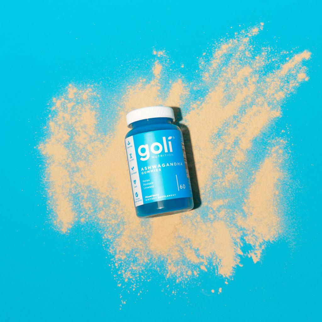 Golí Nutrition Suplemento Ashwagandha en Gomitas con Sabor a Bayas 60 Unidades