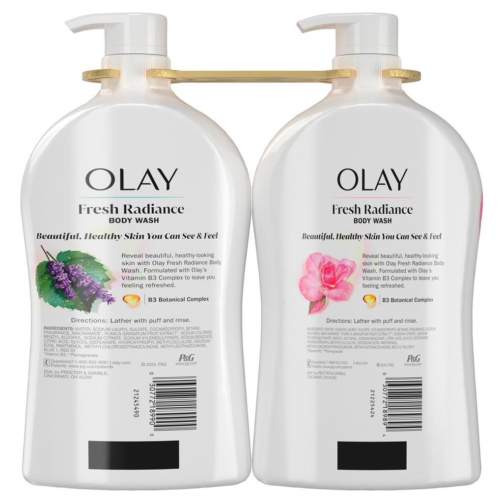 Olay Gel de Baño Corporal Fresh Radiance 2 Unidades / 1.03 L / 35 oz