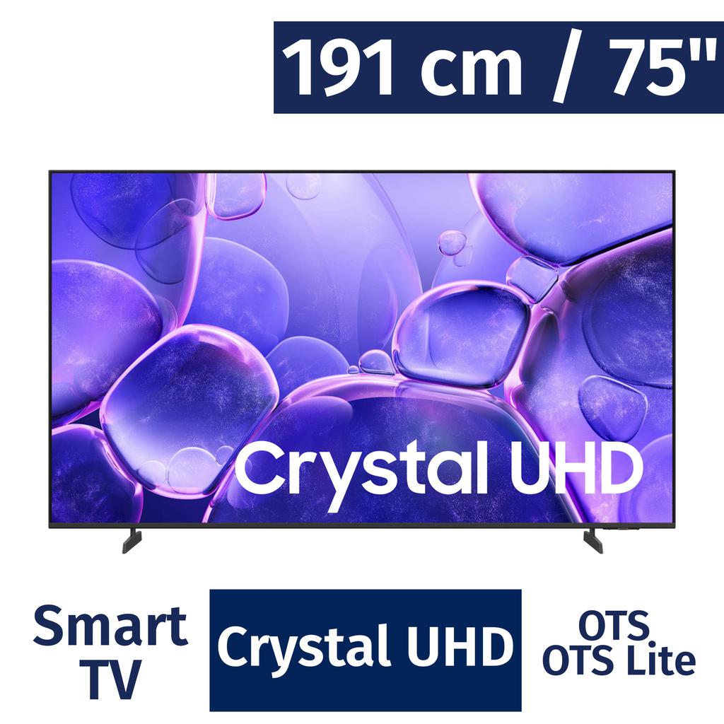 Samsung 191 cm / 75" Pulgadas Smart Tizen 4K Crystal UHD UN75U8000FFXZA
