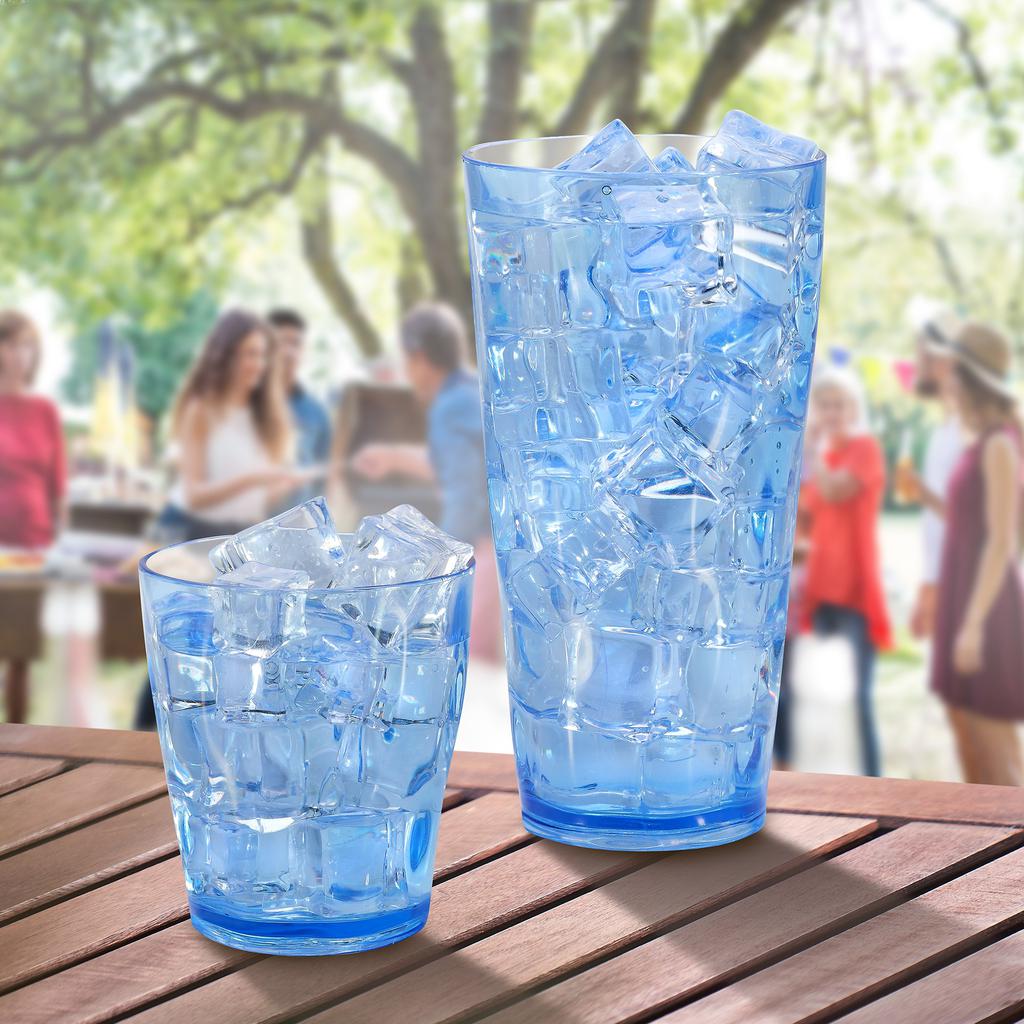 CreativeWare Juego de Vasos en Acrílico 12 Unidades