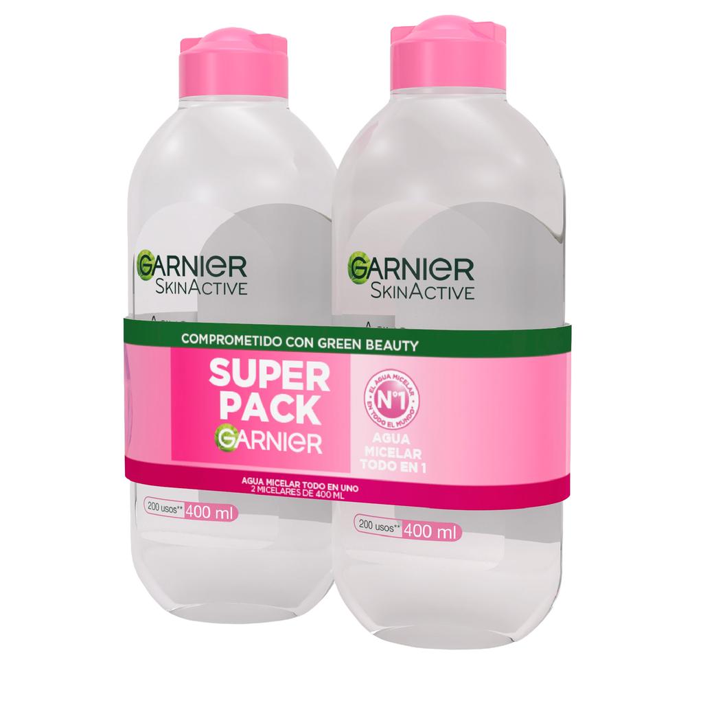 Garnier Agua Micelar Todo en Uno 2 Unidades / 400 mL