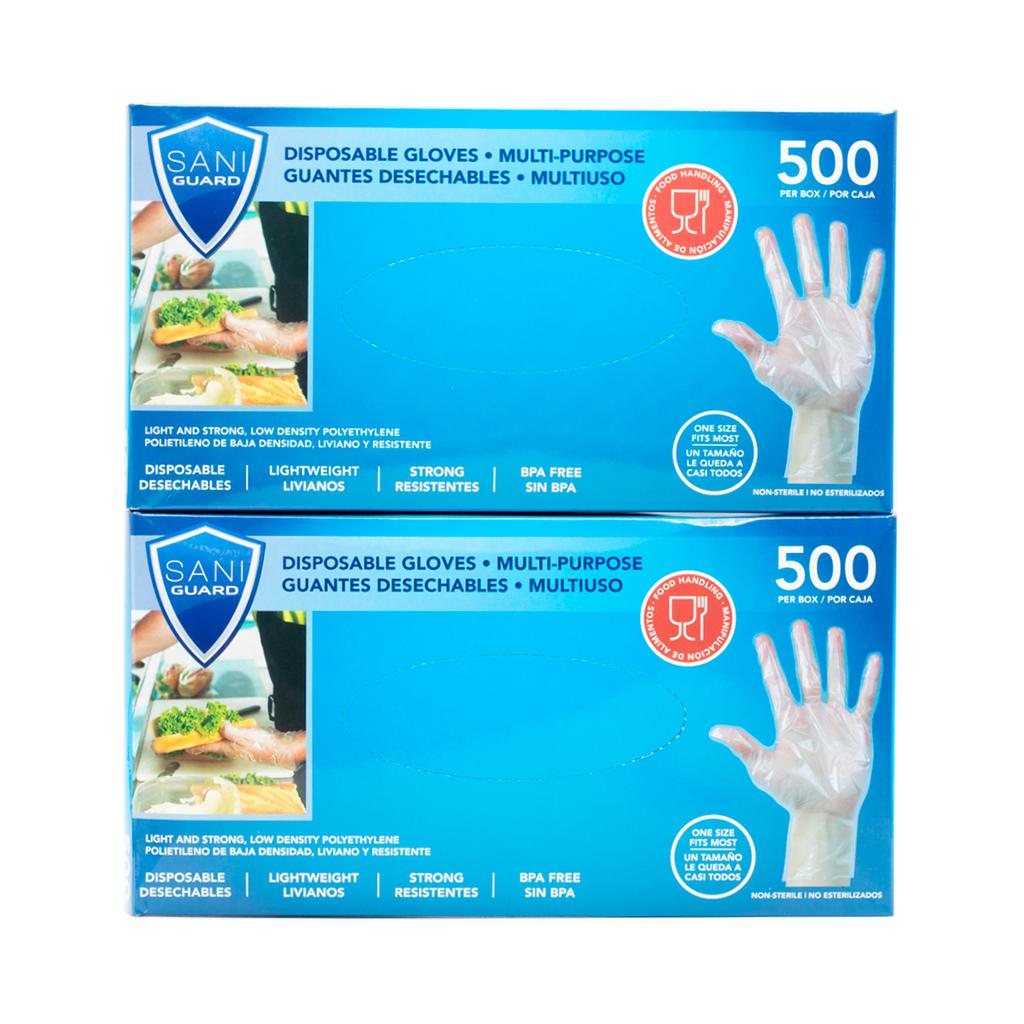 Sani-Guard Guantes Desechables Multiusos 1 000 Unidades
