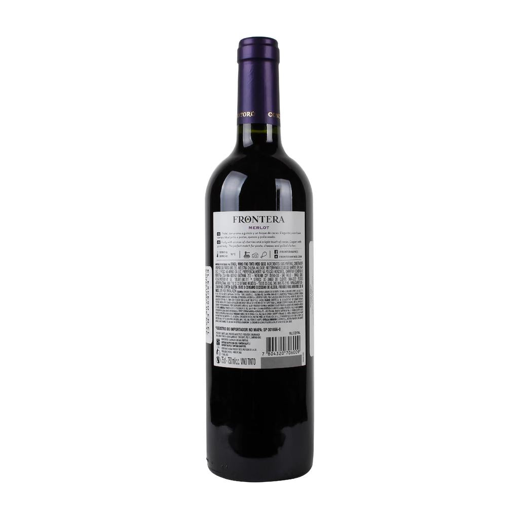 Frontera Vino Tinto Merlot 750 mL / 25.36 oz