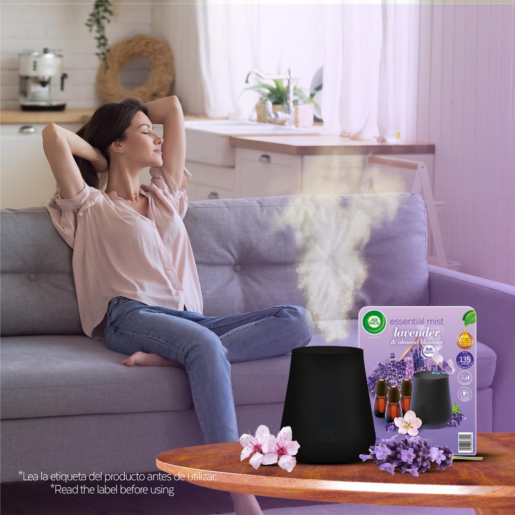 Air Wick Essential Mist 1 Difusor + 3 Repuestos 20 mL