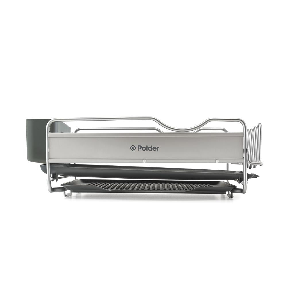 Polder Escurridor de Platos de Aluminio Inoxidable 4 Piezas