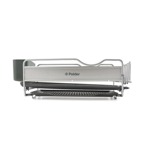 Polder Escurridor de Platos de Aluminio Inoxidable 4 Piezas