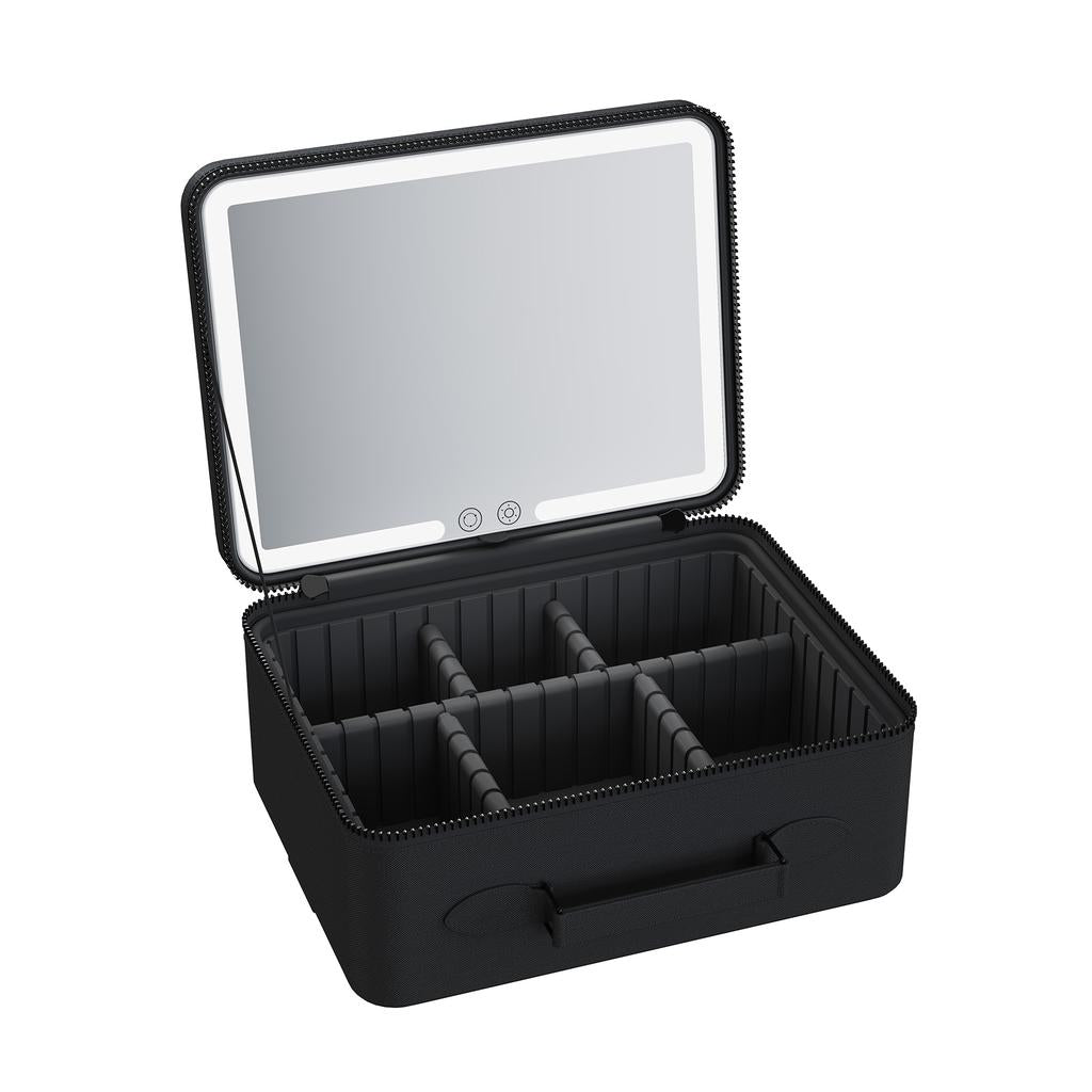Sheffield Labs Bolsa para Maquillaje con Espejo de Luz LED