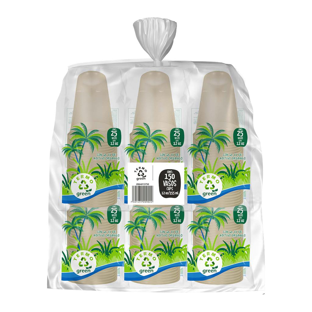 Termogreen Vaso Eco 150 Unidades / 355 mL / 12 oz