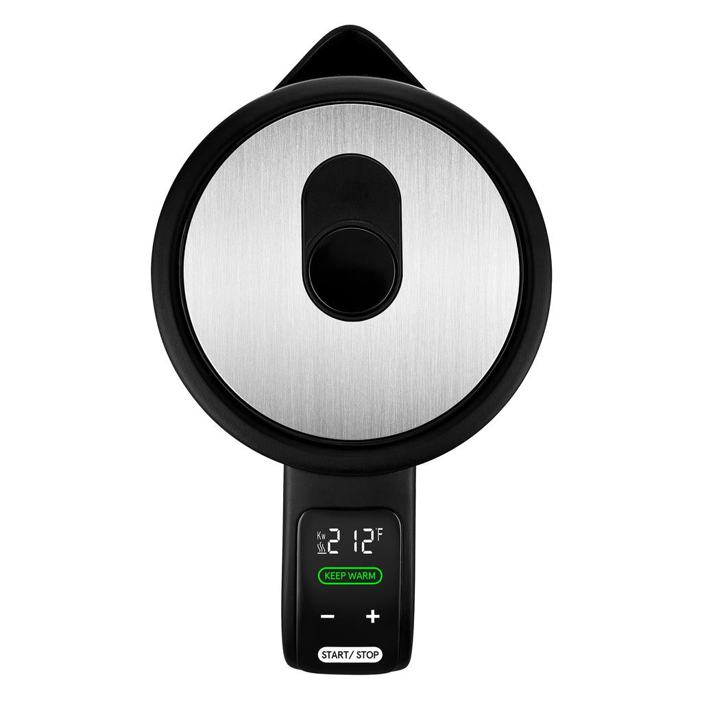 Gourmia Tetera Inalámbrica con Asa y Panel de Control Digital 1.7 L / 57.48 oz