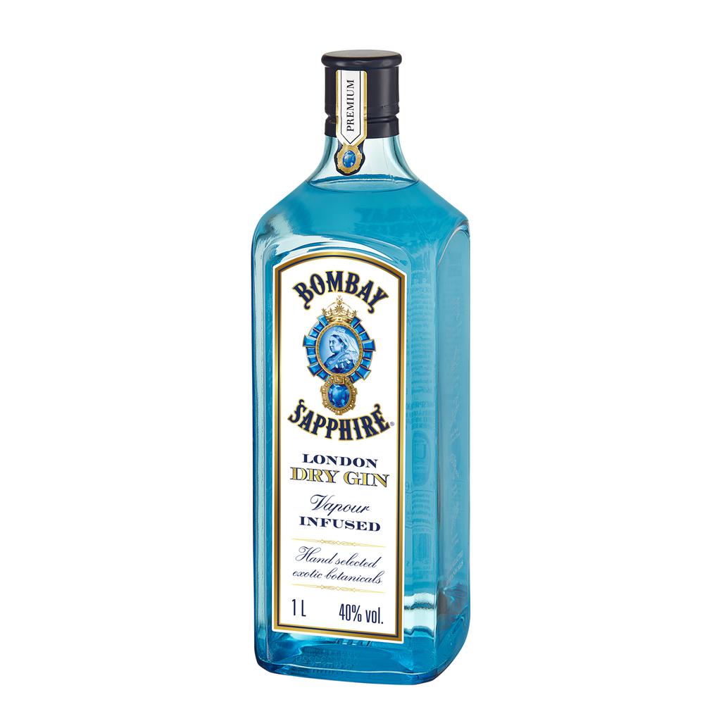 Bombay Sapphire Ginebra London Dry 1 L