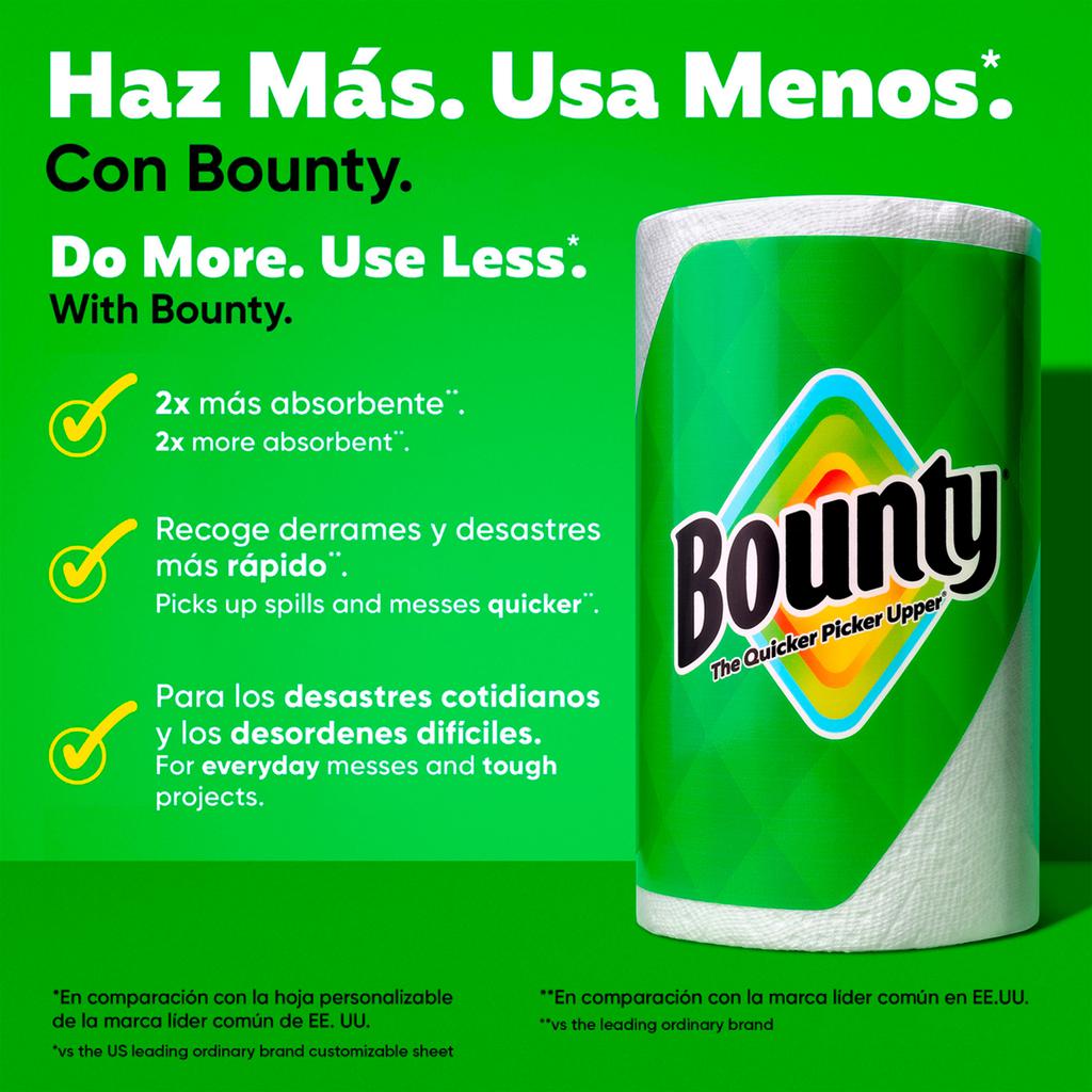 Bounty Toalla de Papel de Cocina 8 Unidades / 82 Hojas