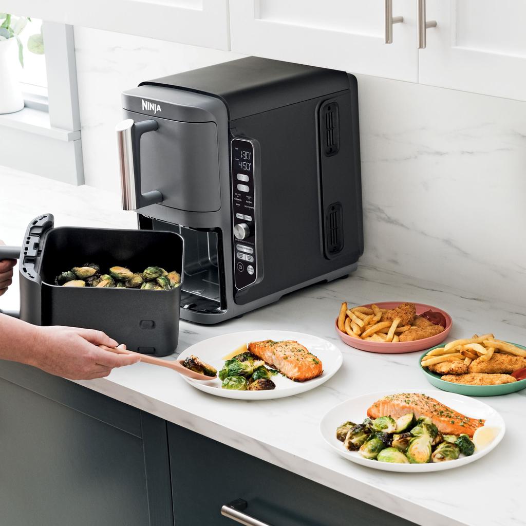 Ninja DoubleStack XL Freidora de Aire de 2 Canastas Apiladas 9.5 L / 10 qt SL401