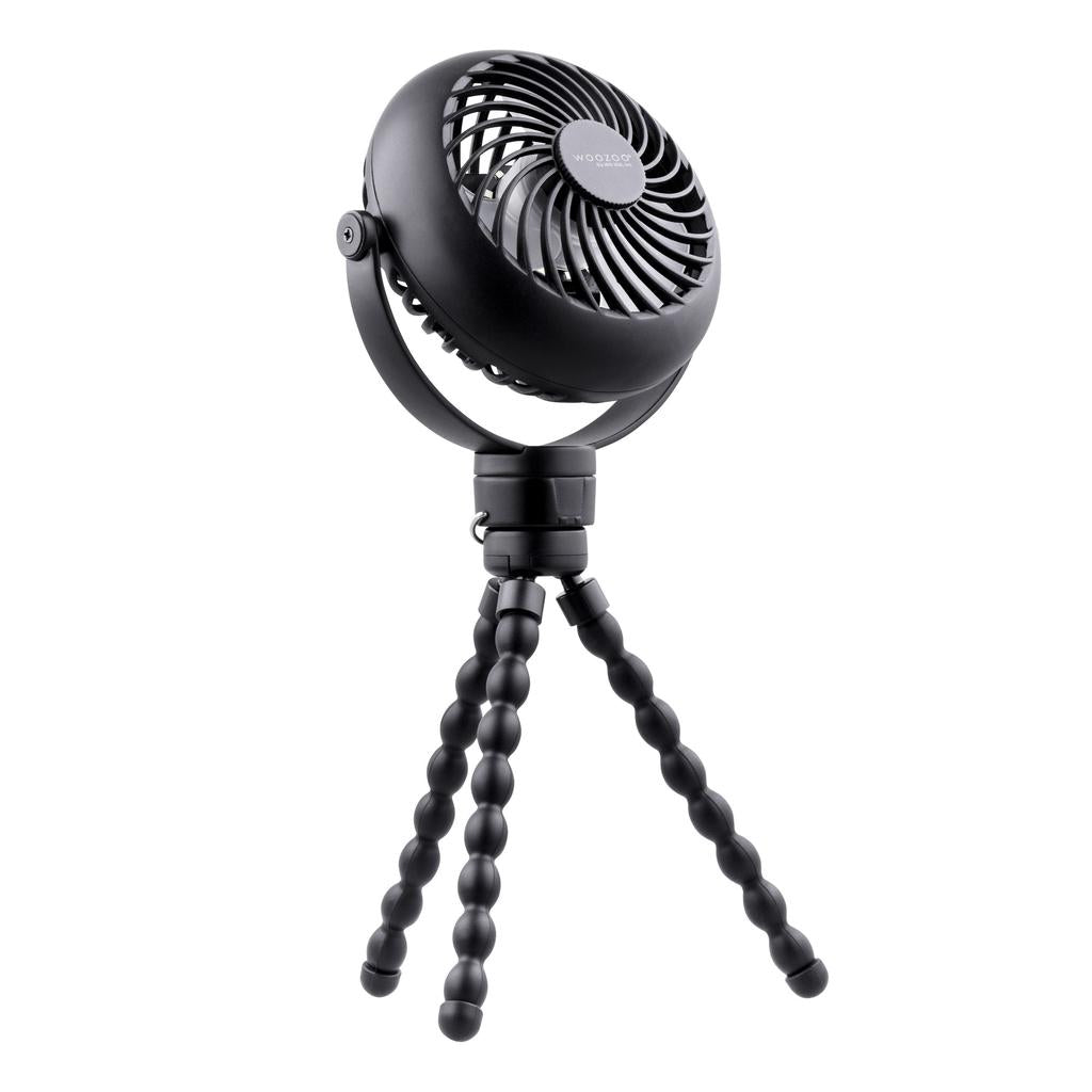 Woozoo Ventilador Personal Portátil Inalámbrico con Trípode Flexible