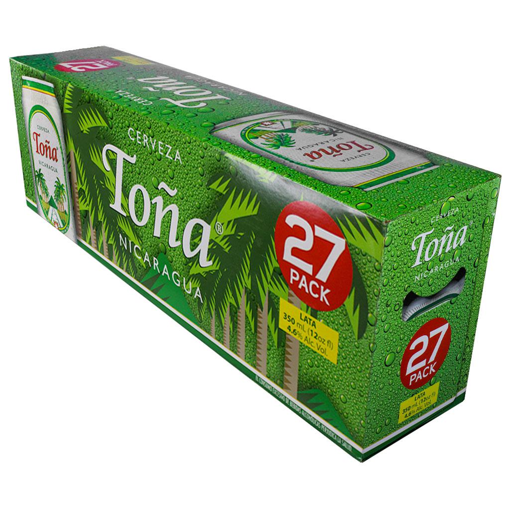 Toña Cerveza en Lata Regular 27 Unidades / 350 ml / 12 oz