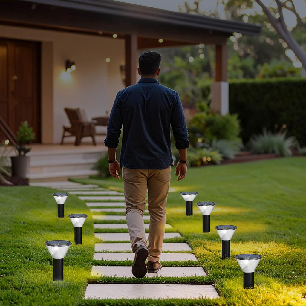 Bell + Howell Luces LED Tipo Bolardo para Caminos 2 Unidades