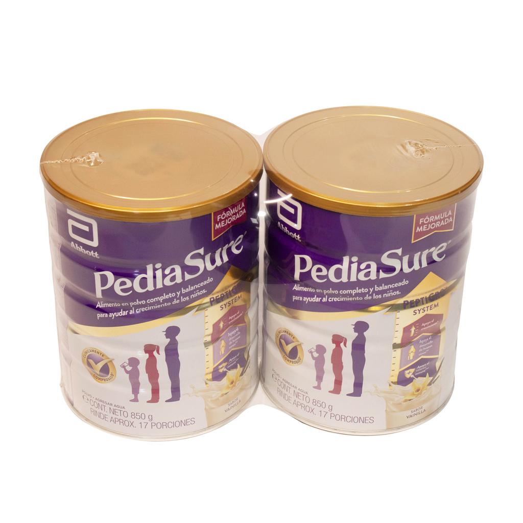 Pediasure Suplemento para el Crecimiento Infantil Sabor Vainilla 2 Unidades / 850 g