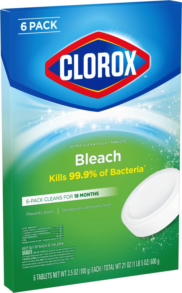 Clorox Limpiador de Inodoros 6 Unidades / 100 g