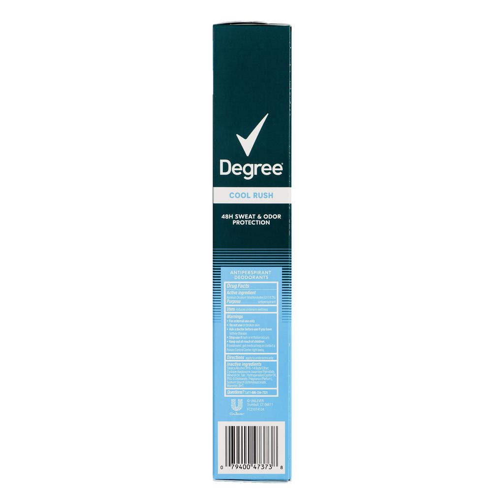 Degree Cool Rush Desodorante 5 Unidades / 76 g / 2.7 oz