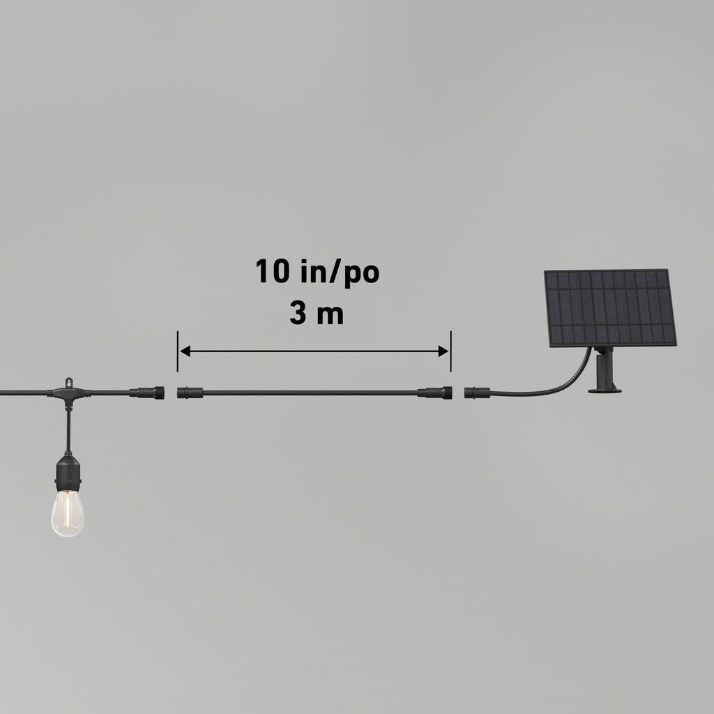 Artika Luces LED Solares en Cadena 20 Bombillos 12. 8 m / 42 ft