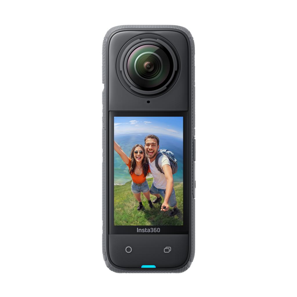 Insta360 Cámara de Acción 360° Resistente al Agua Incluye Selfie Stick