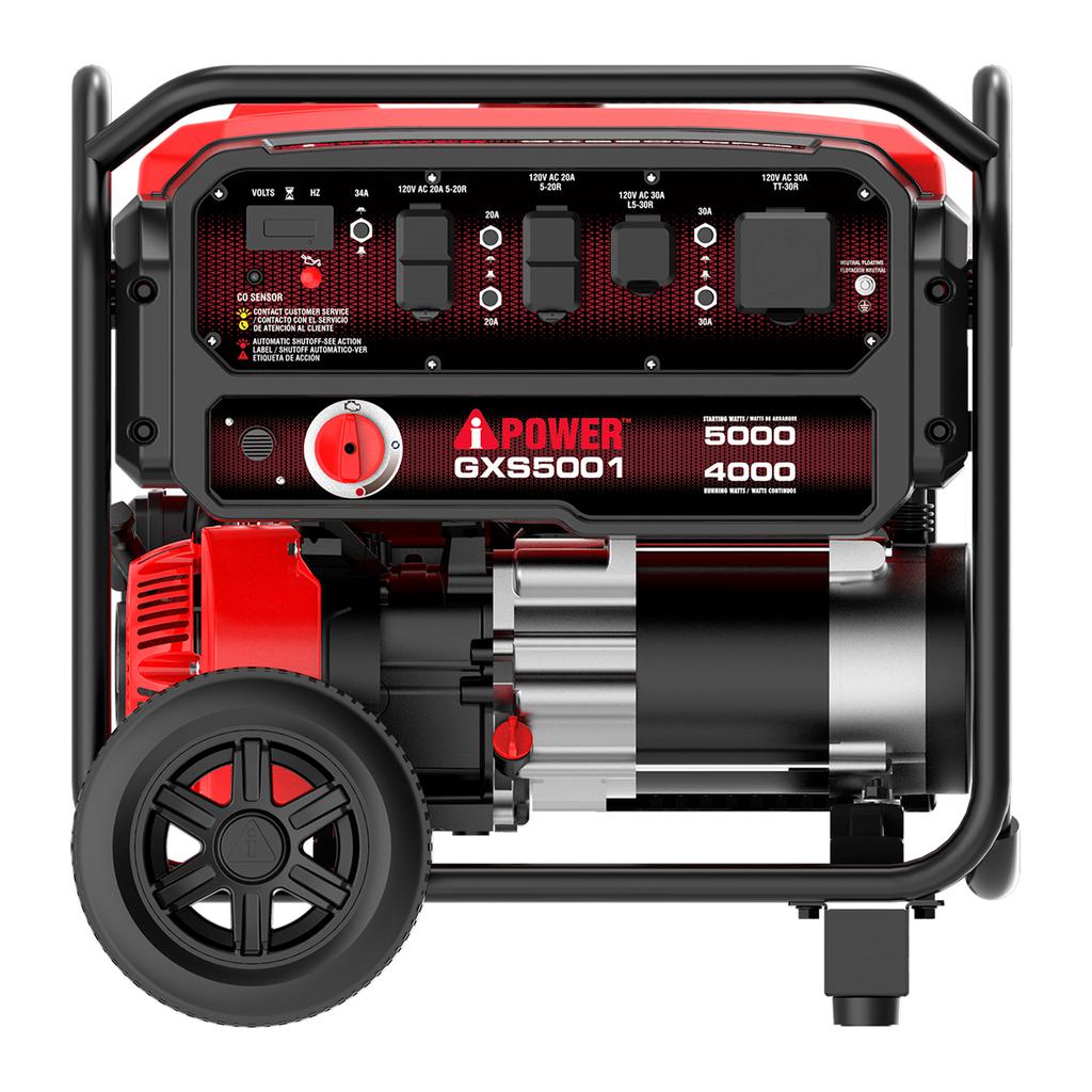 A-iPower Generador de Energía Portátil a Gas 5 000 W