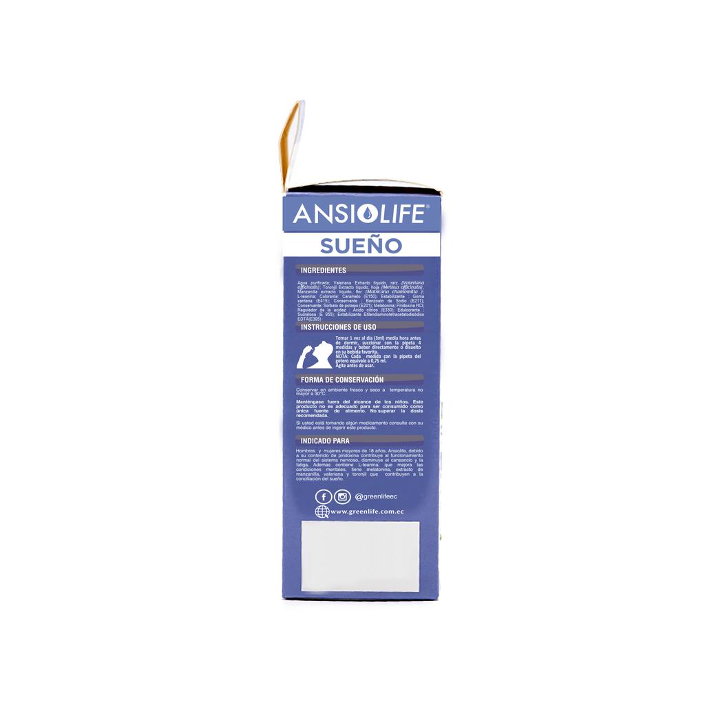 Green Life Ansiolife Controla la Ansiedad y Sueño 60 mL