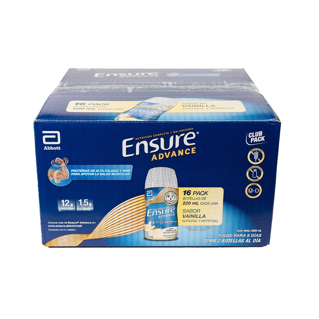 Ensure Advanced Sabor a Vainilla 16 Unidades / 220 mL