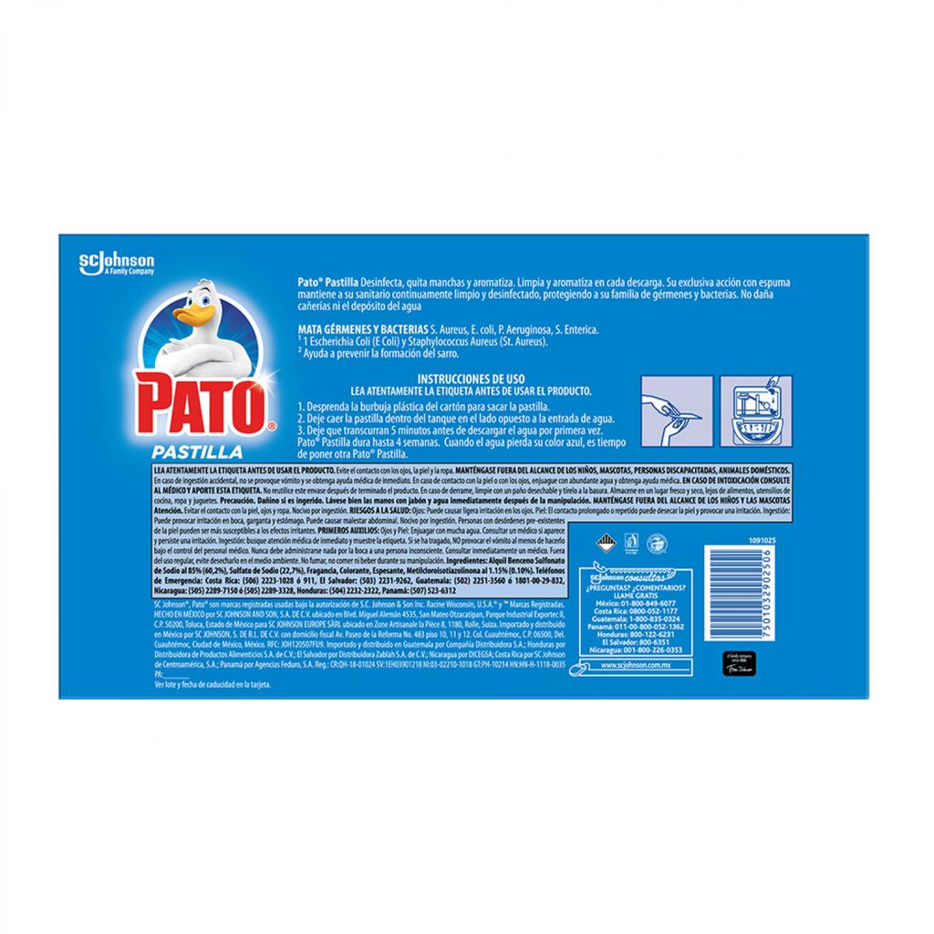 Pato Purific Pastilla Desinfectantes 6 Unidades / 52 g
