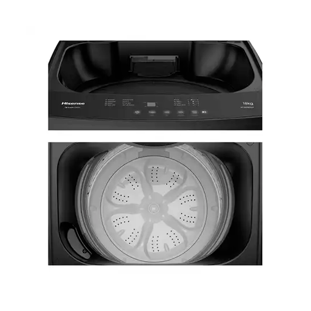 Lavadora hisense 18kg carga superior 3ut