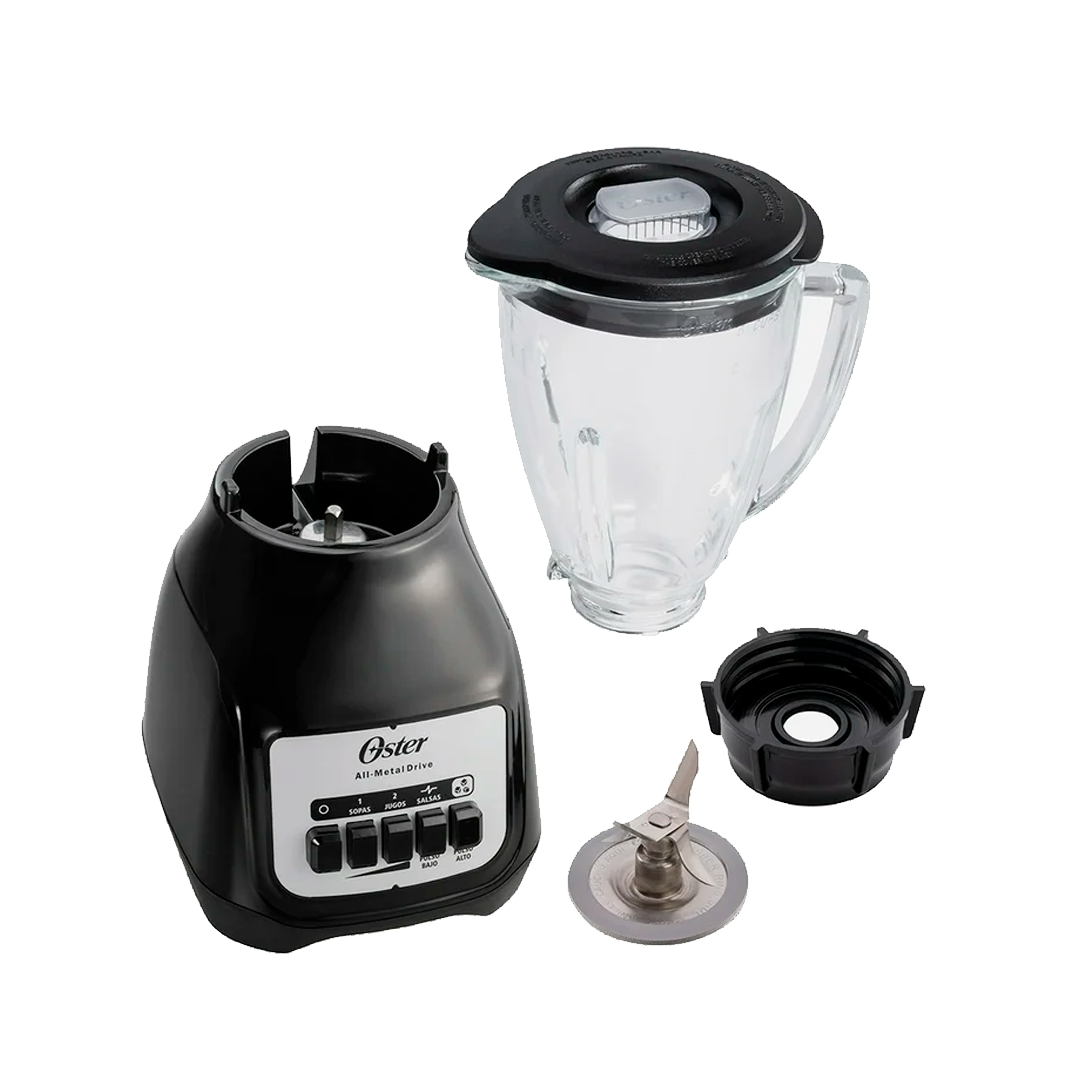 Licuadora 2-vel 1.5l vaso vidrio kag-bpb negro