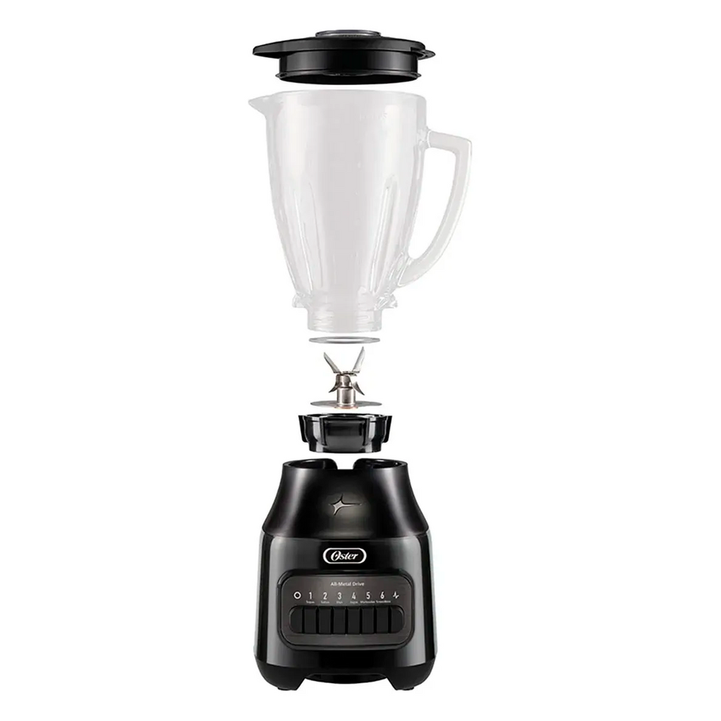 Licuadora 6-vel 1.5l vaso vidrio 800w gbpb negro