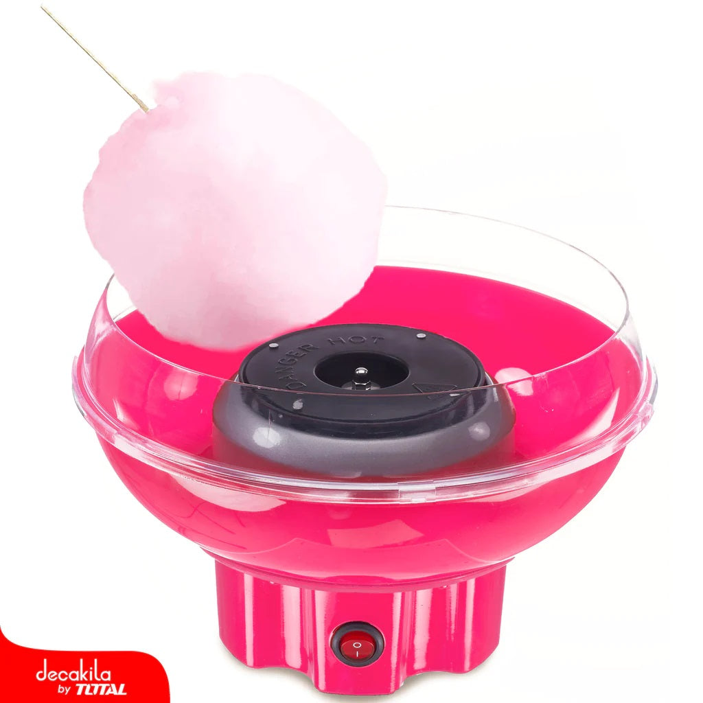 Maquina para hacer algodon de azucar decakila kutt018r rosado