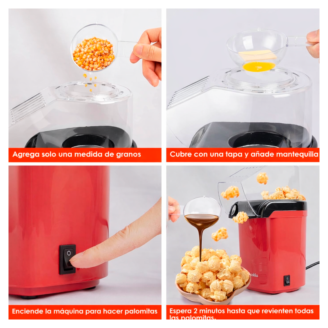 Maquina de hacer palomitas 1200w kutt009r