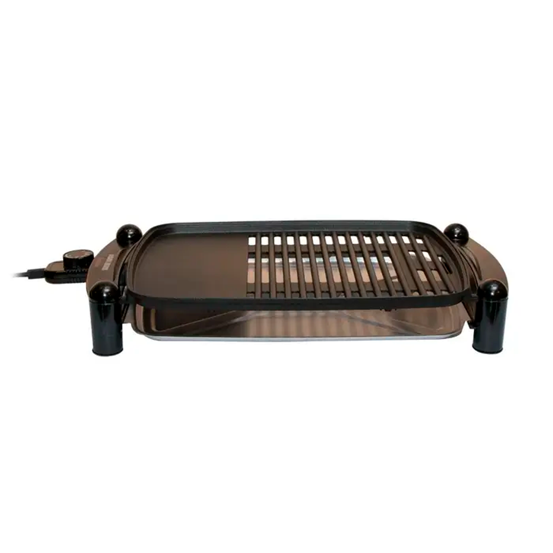 Plancha electrica para asar 1320w bd home ig201