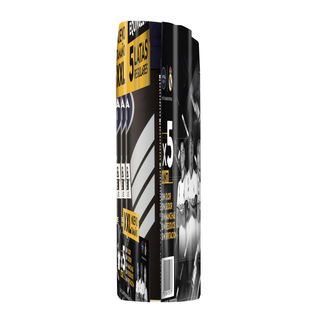 Nivea Aerosol Antitranspirante Black and White Invisible 3 Unidades / 250 mL / 8.7 oz